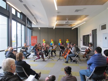 Newport Strings in the Library