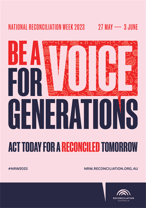 National Reconciliation Week 2023 poster