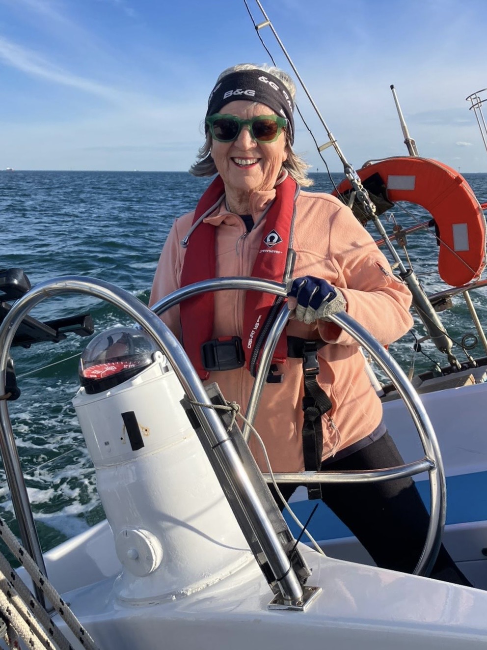 Cas Bukor sailing