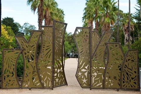 Botanic Gates artwork