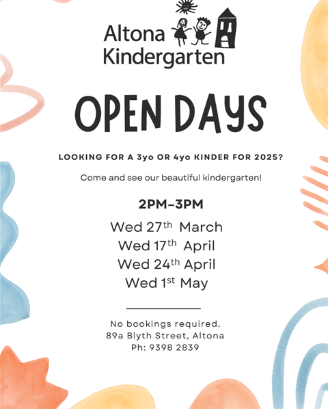 Altona-Kindergarten-Open-Days