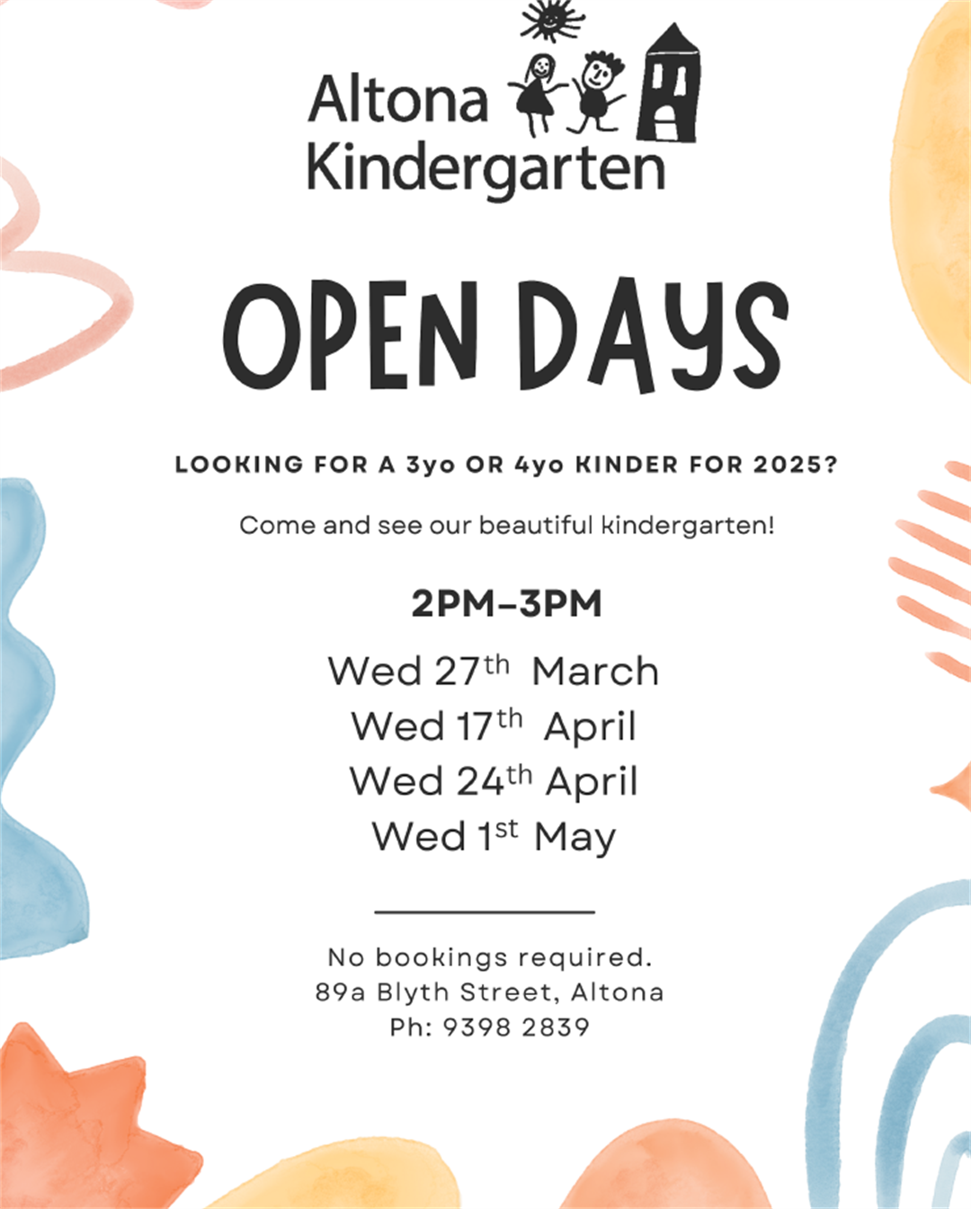 Altona Kindergarten Open Days Visit Hobsons Bay