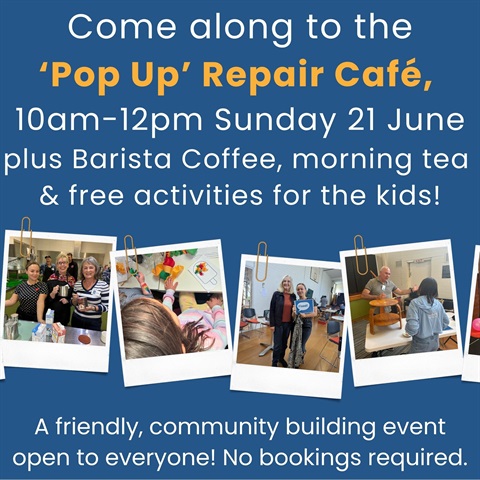 Join us for a Repair Cafe Morning!