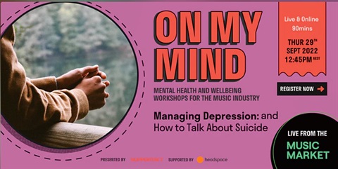 Managing Depression & How to Talk About Suicide graphics
